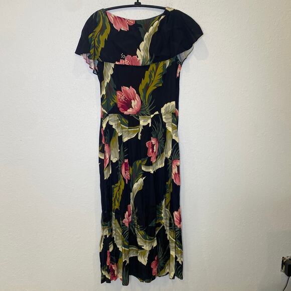 Carol Anderson Vintage Floral Shawl Collar Button Down 1980s Dress Sz Sm - Picture 12 of 15